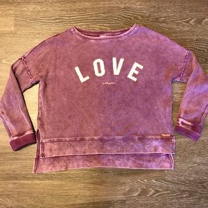 Small burgundy Betsy Johnson Performance top